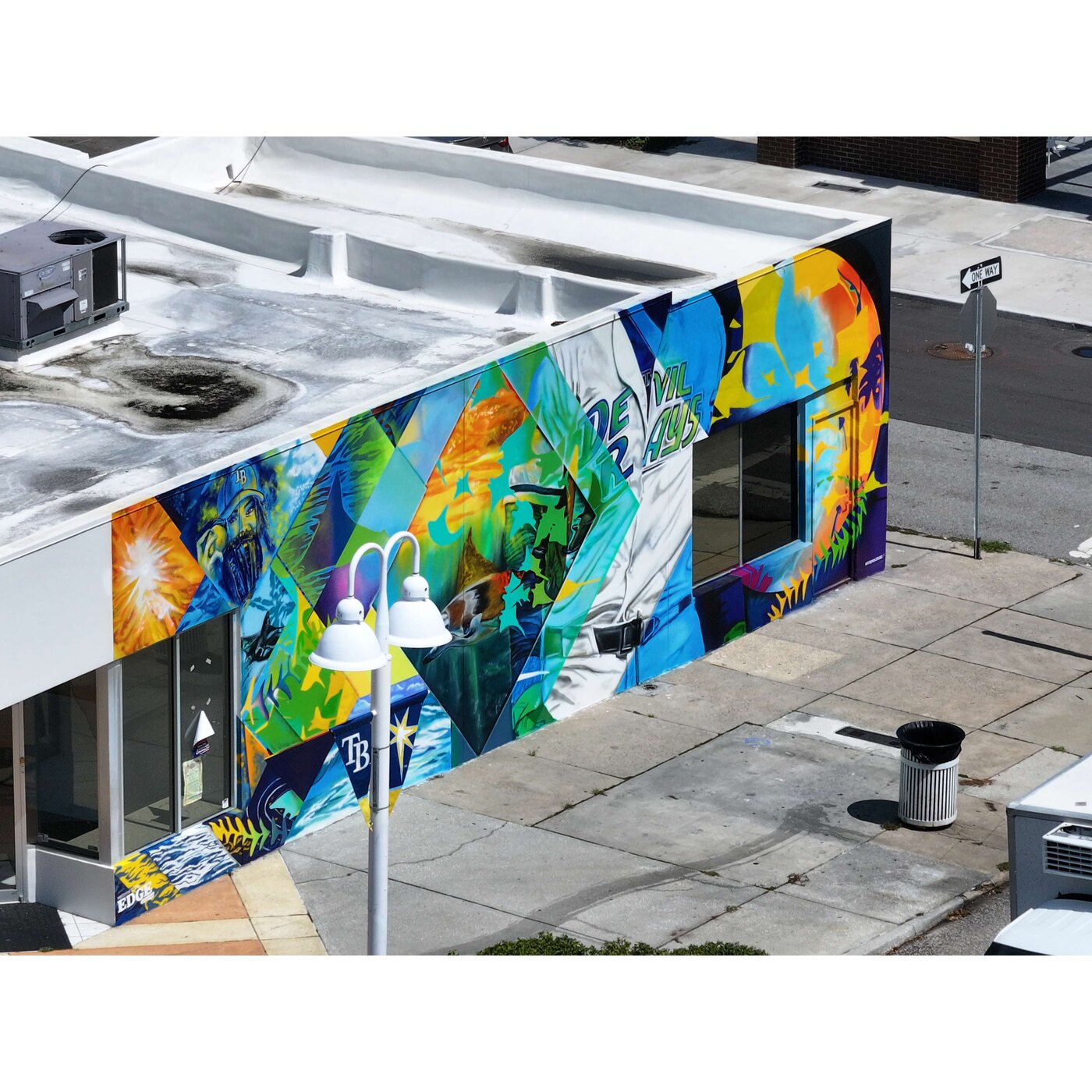 Tampa Bay Rays Mural