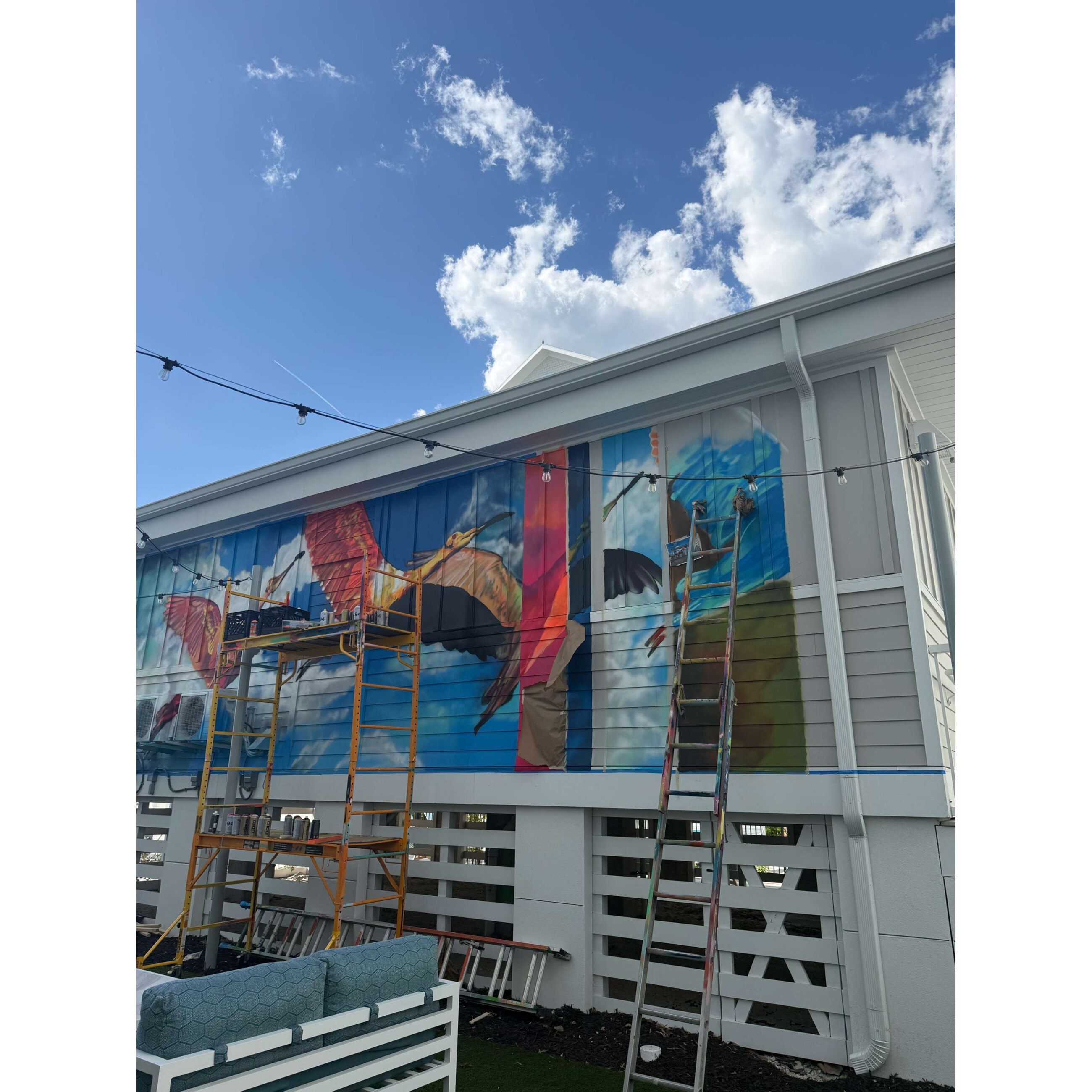 Mural at Apartment Residence