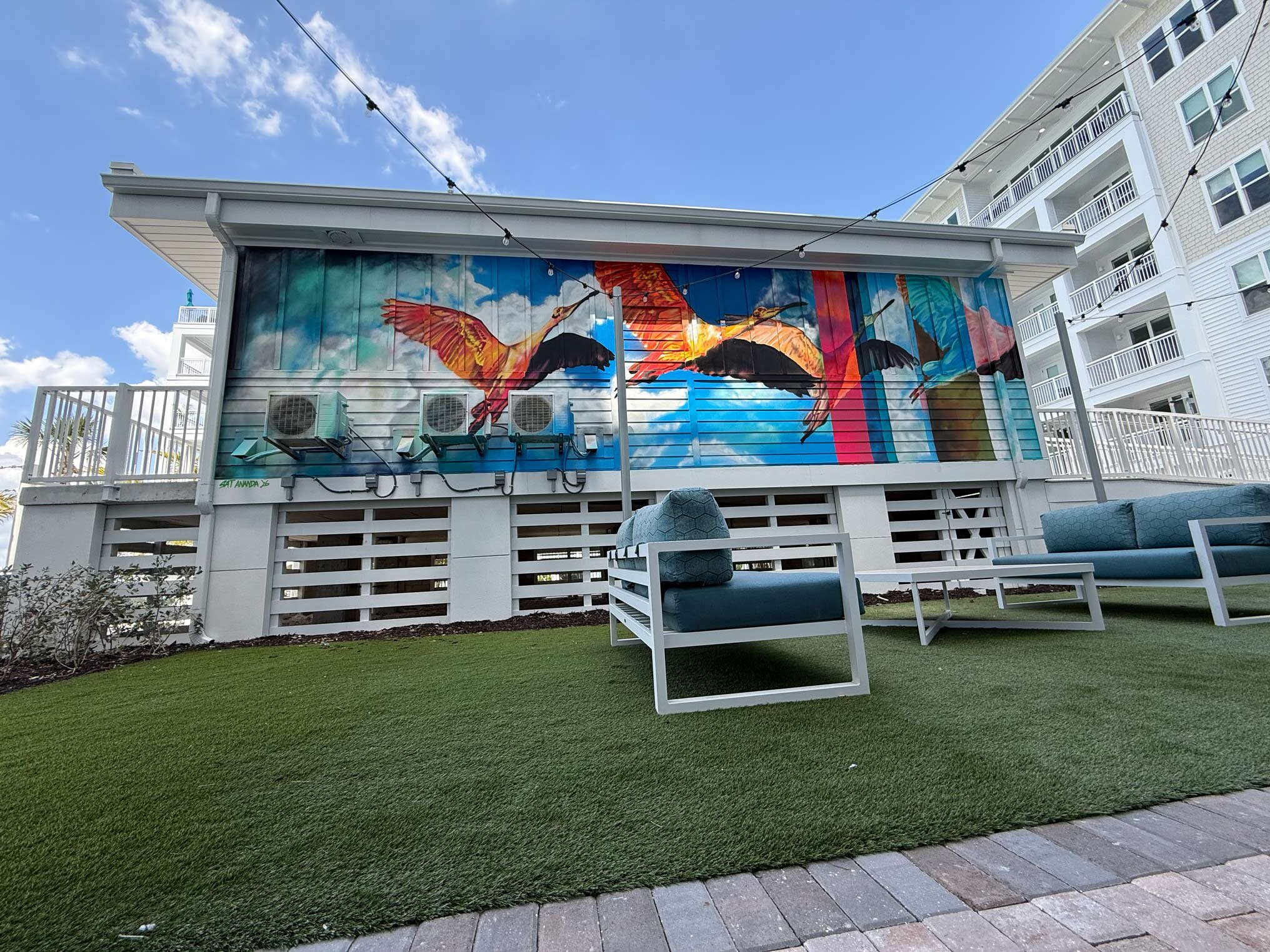 Mural at Apartment Residence