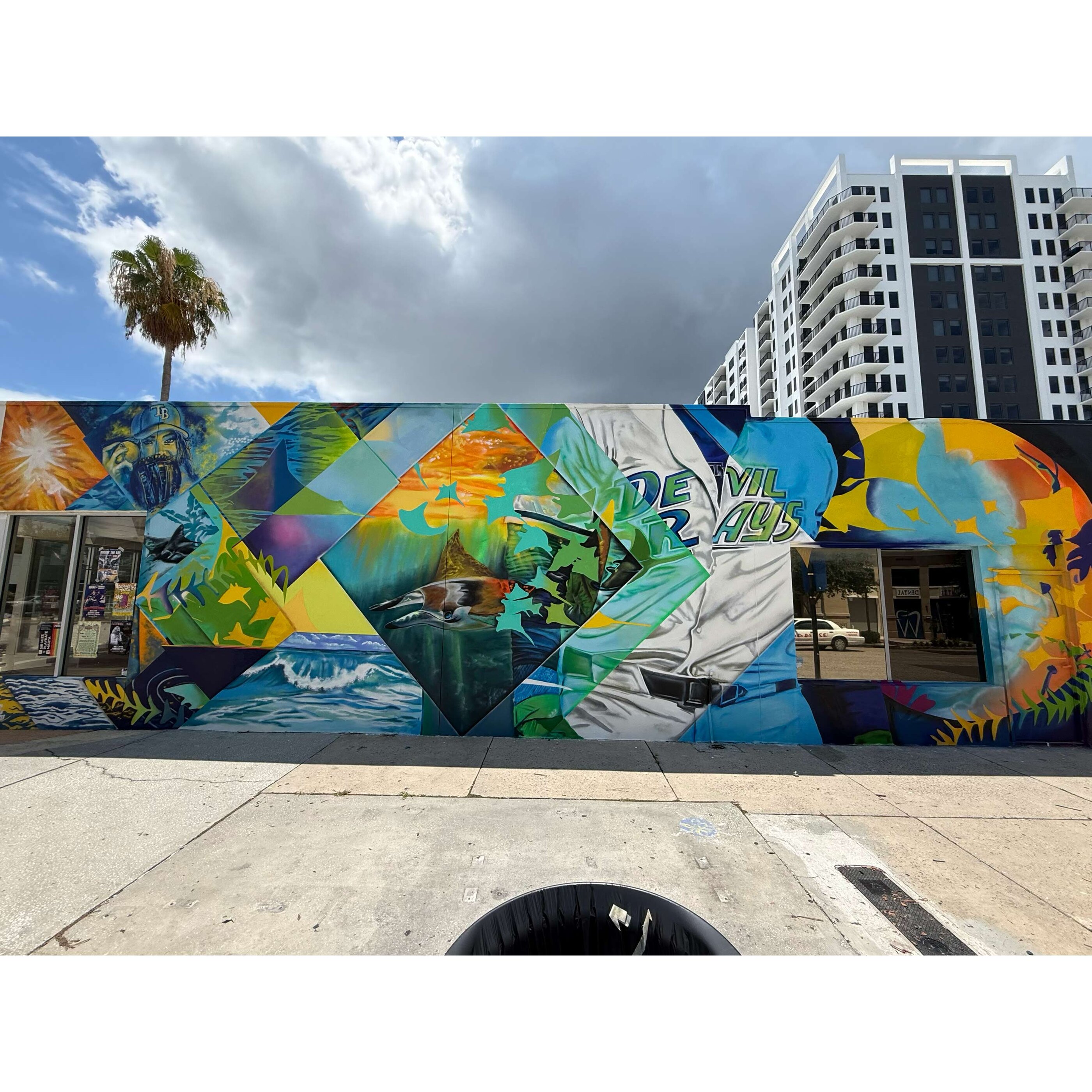 Tampa Bay Rays Mural